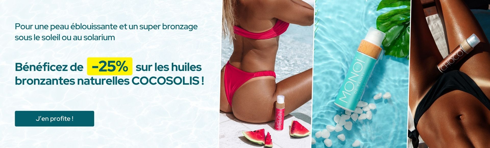 -25% sur les huiles bronzantes COCOSOLIS
