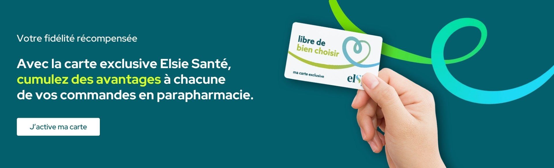 Je cumule des euros en parapharmacie avec la carte de fidélité Elsie Santé !