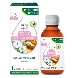 Phytosun Arôms Sirop Enfant Toux Sèche et Grasse - 120 ml - Dès 1 An