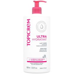 Topicrem Ultra-Hydratant Lait Corps 1L - Hydratation et Protection 24h