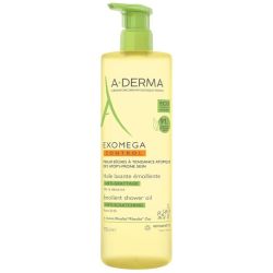 A-Derma Exomega Control Huile Lavante Émolliente 750ml - Peaux sèches ou à tendance atopique