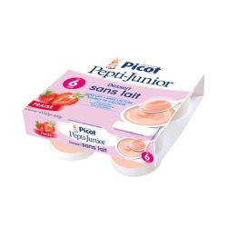 Picot Pepti Junior Dessert Bébé Sans Lait Fraise - 4 pots